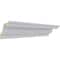 Ekena Millwork 4 5/8"H x 3 1/2"P x 5 3/4"F x 94 1/2"L Elsinore Traditional Smooth Crown Moulding MLD04X03X05EL - alternate 3